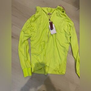 Bright Yellow Zip-Up Hoodie